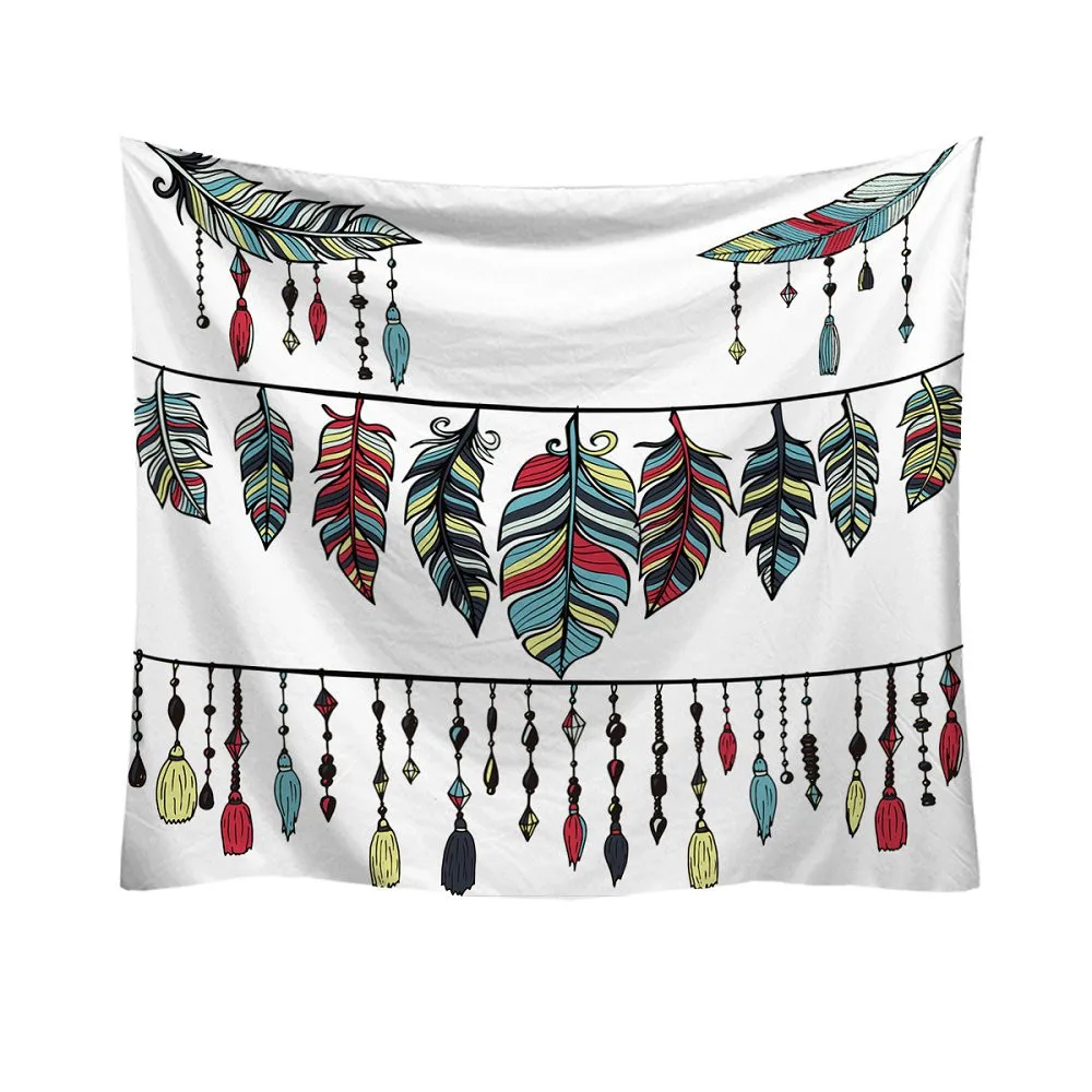 

Fashion Tapestry Colorful Dreamcatcher Style Decorative Home Decor Printed Rectangle Attrape Reves Decoration
