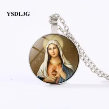GDRGYB collier christianisme-vierge marie notre dame chrétienne catholique jésus Bible cadeau bijoux en acier inoxydable accessoire(China)