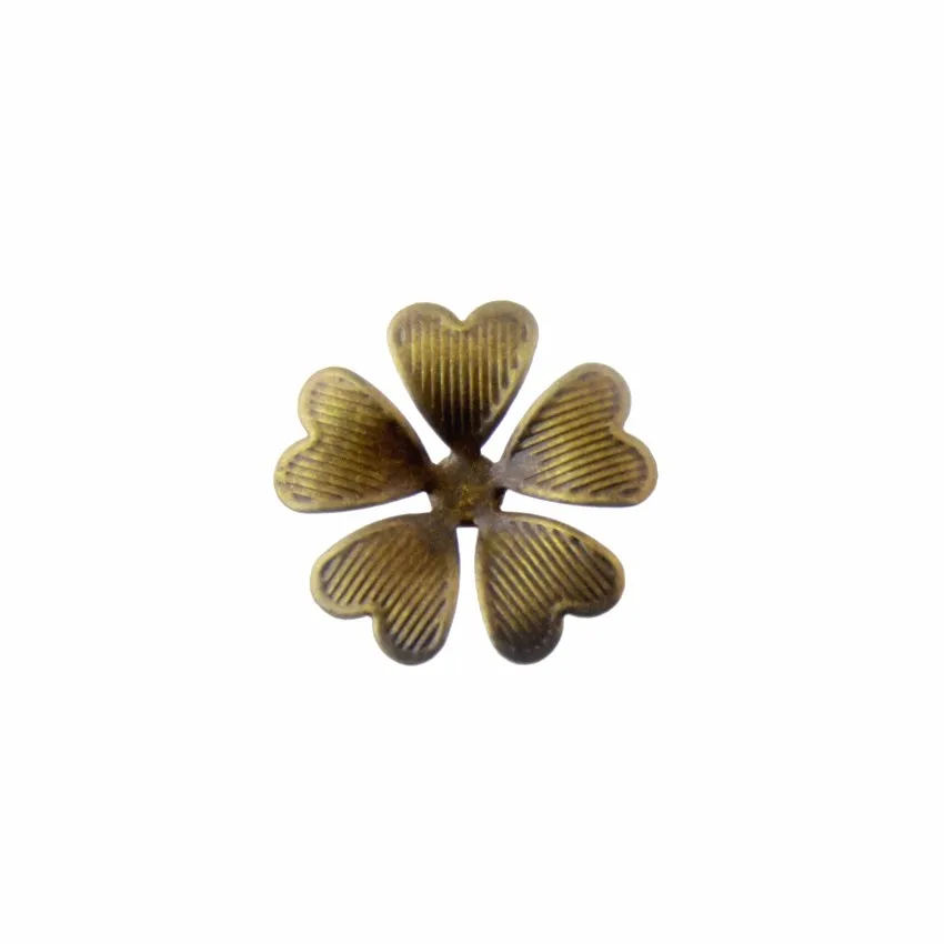 

Free shipping 10PCS Antique Bronze Filigree Wraps Flower Connectors Metal Crafts Gift Decoration DIY Findings 3.2x3.2cm F0380