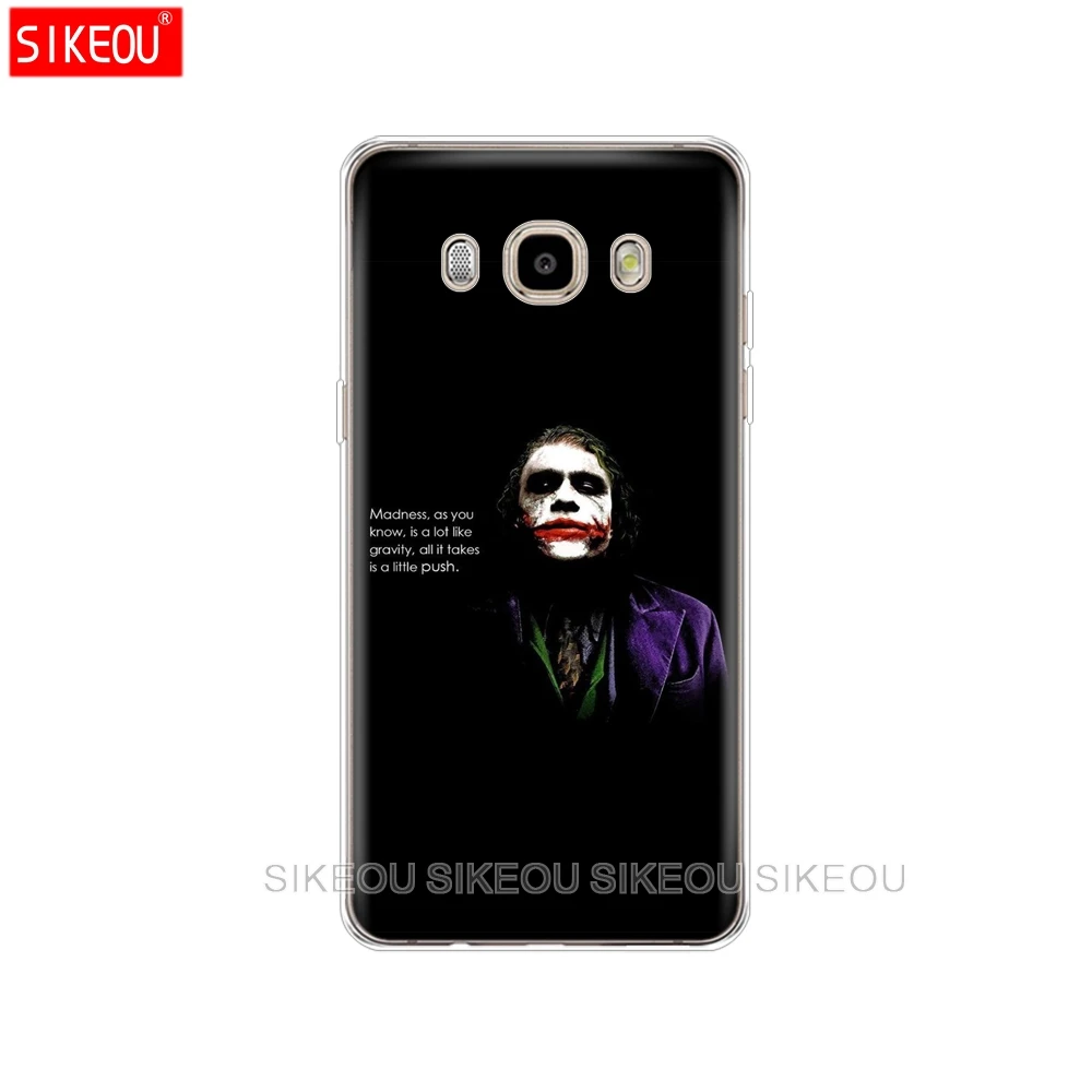 Силиконовый чехол для телефона Samsung Galaxy J1 J2 J3 J5 J7 MINI 2016 2015 prime The Dark Knight Joker|Бамперы| |