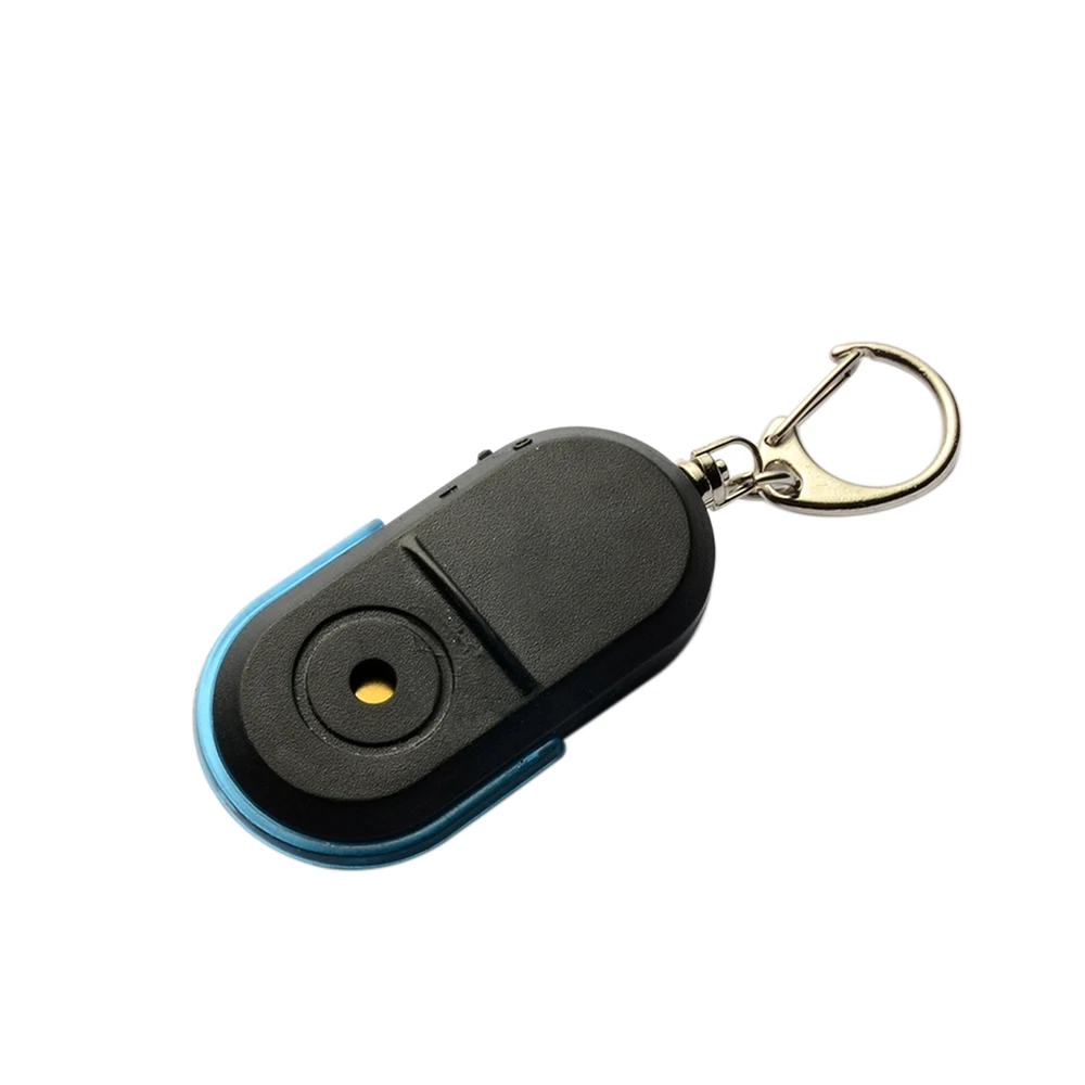 Портативный беспроводной анти-потеря сигнализации ключ искатель брелок для ключей с локатором свисток Звук светодиодный светильник мини поиск анти-потеря ключ искатель стиль - Цвет: Blue