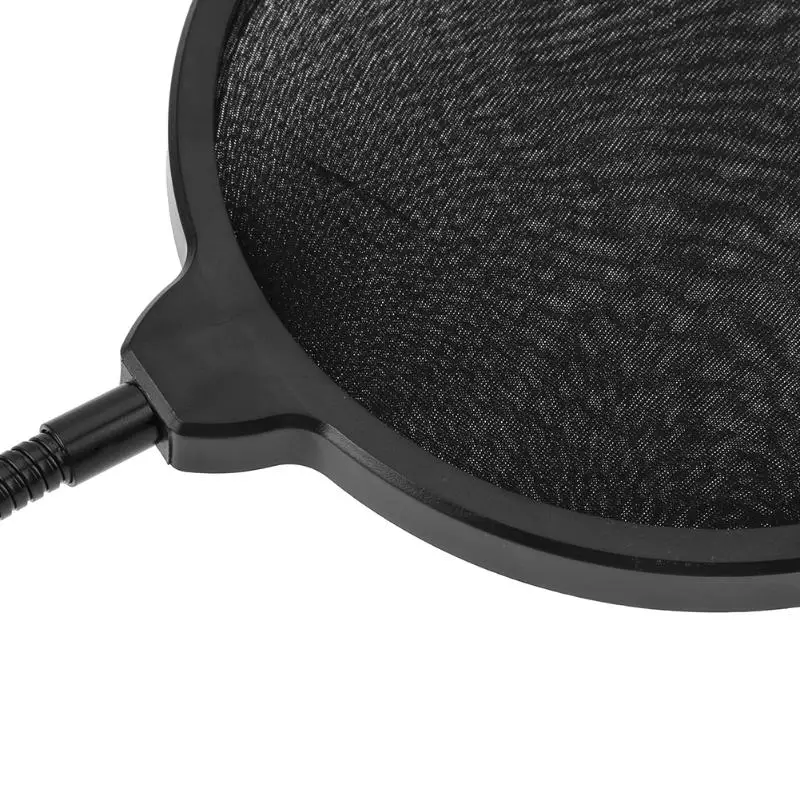 Гибкий микрофон ветер экран поп-фильтр Портативный Студийный запись говорящий пение конденсаторный микрофон фильтр крепление маска