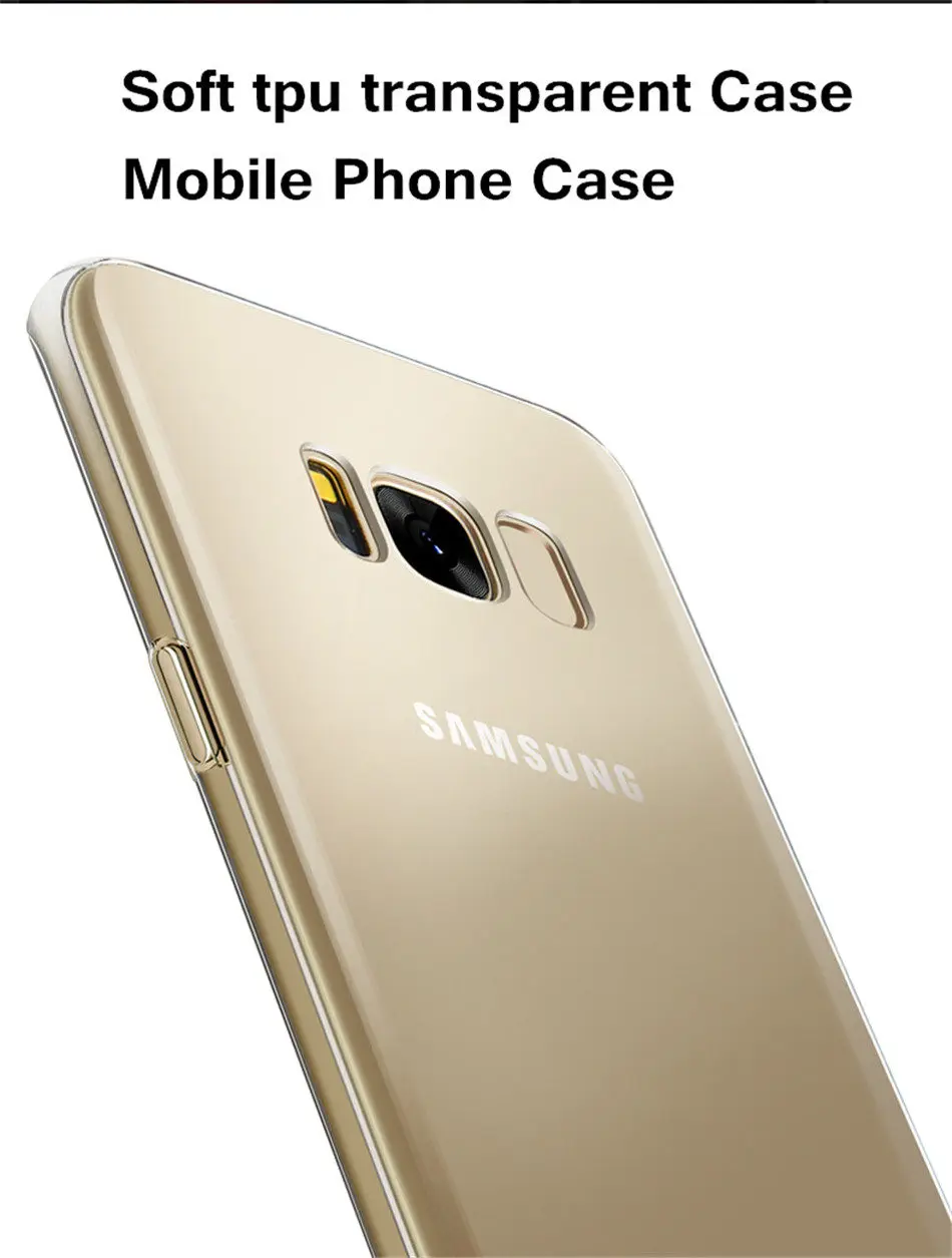 VTR Soft Ultra Thin Clear case For Samsung Galaxy S8 S8 plus S7 edge Transparent TPU cover Case For A3 A5 A7 2016 A3 A5 A7 20175