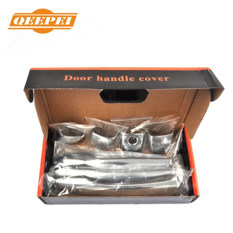 

QEEPEI 8PCS For Nissan Qashqai 2007 2008 2009 2010 2011 New Chrome Car Side Door Handle Cover Trim High Quality