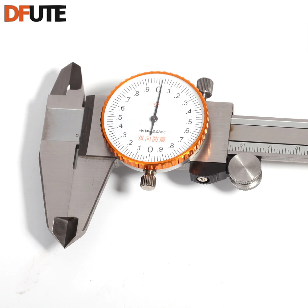 DFUTE Stainless Steel l 6 Inch 0 150mm Dial Digital Vernier Caliper