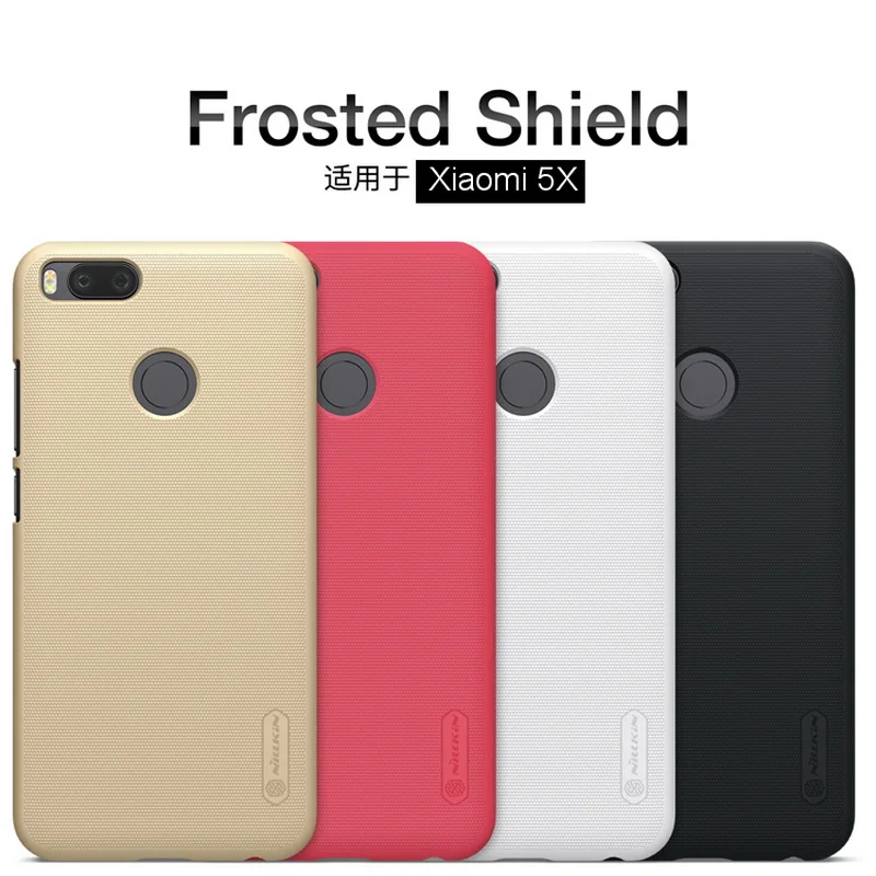 

For Xiaomi Mi A1 case MiA1 Mi5X Mi 5X Case Nillkin frosted shield pc hard cases matte back cover Screen protector phone coque