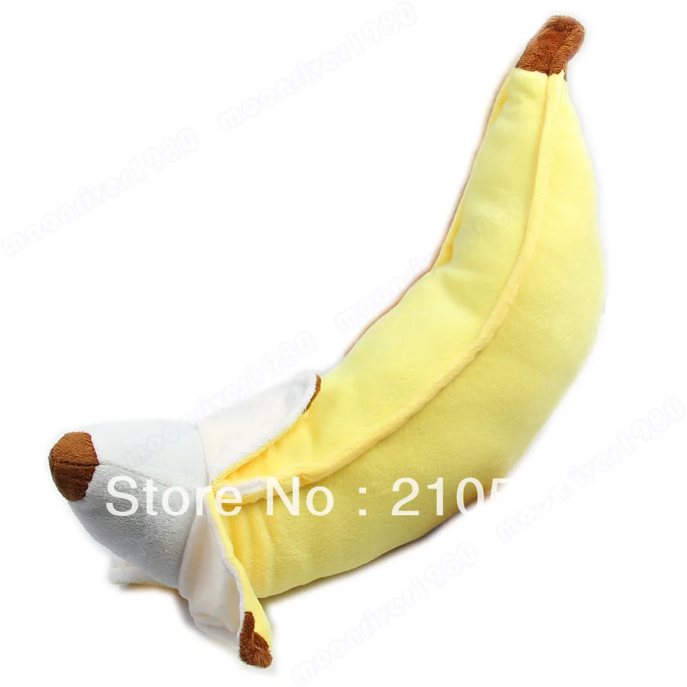 50cm New High Quality PP Cotton Skinned Banana Pillow Novelty Plush Toy