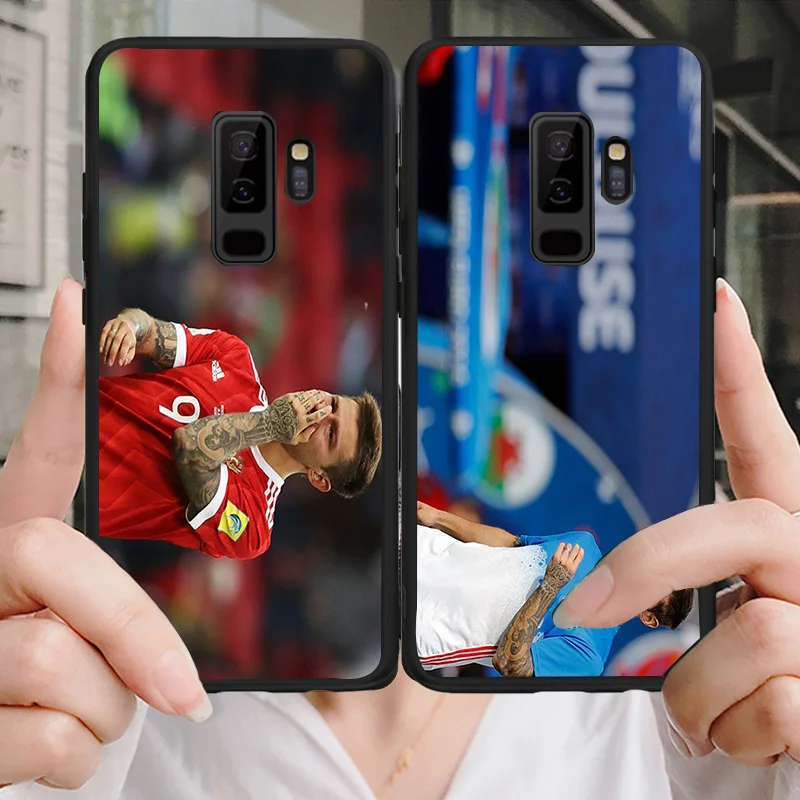 

Yinuoda Phone Case For Russian Team Fyodor Smolov Galaxy Note4 9 A7 A8 2018 Soft TPU Cover For Samsung J2Pro J4 J6 J7 Note5