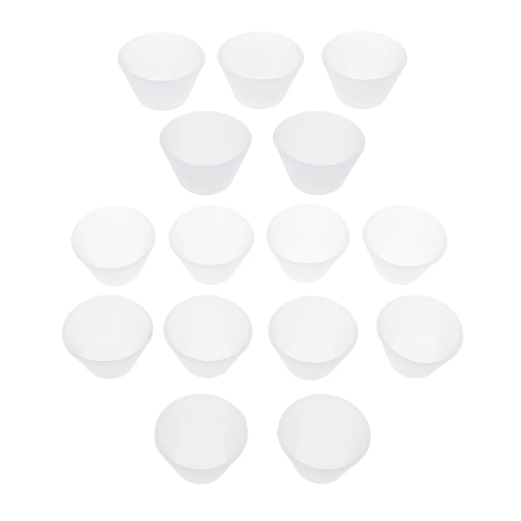 Non Toxic Environmental Silicone Cup Reusable Epoxy Resin Mixing Distribution Cup Glue Measuring Cup DIY  Jewelry Making