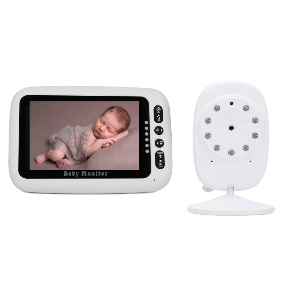 

Kamera babyfoon Nanny video baby monitor HB208 4.3 inch TFT LCD IR Night Vision 2 way Audio Temperature Sensor 8 Lullabies Zoom