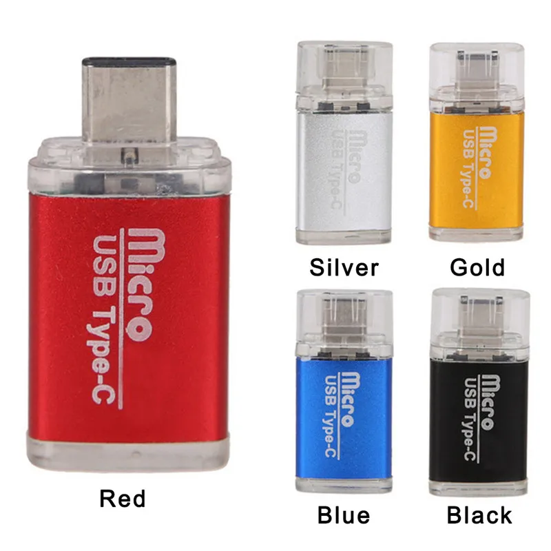 

TYPE C Card Reader Aluminum Alloy Type-c USB 3.1 Extended Internal Memory for Mackbook/Letv/MIUIC4/Huawei