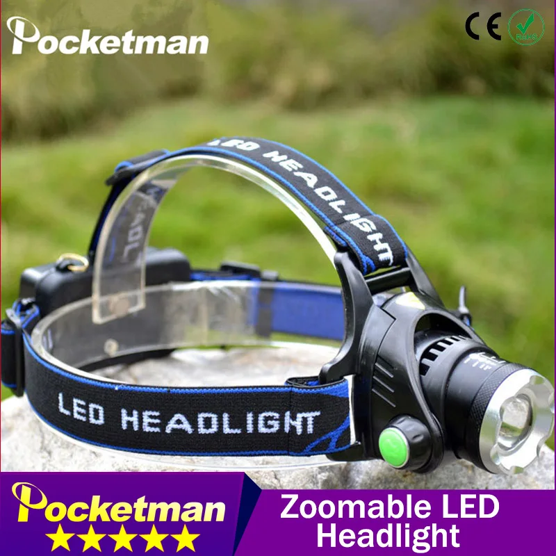 LED Headlight CREE T6 Head lamp Torch Camping HeadLamp fishing light Flashlight Head Linterna with Headband