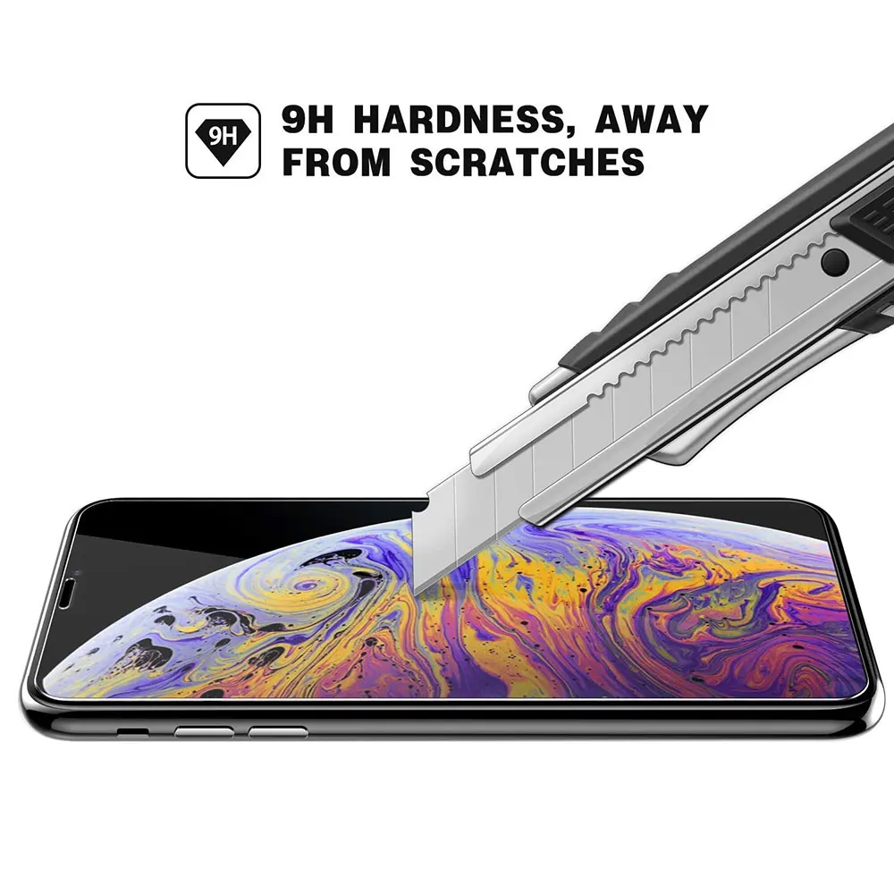 Ascromy 3 шт для iPhone XS Max защита экрана закаленное стекло 2.5D 9H Защитная пленка для iPhone X S XR XSmax 10 11 Pro Max Защита экрана протектор verre trempe