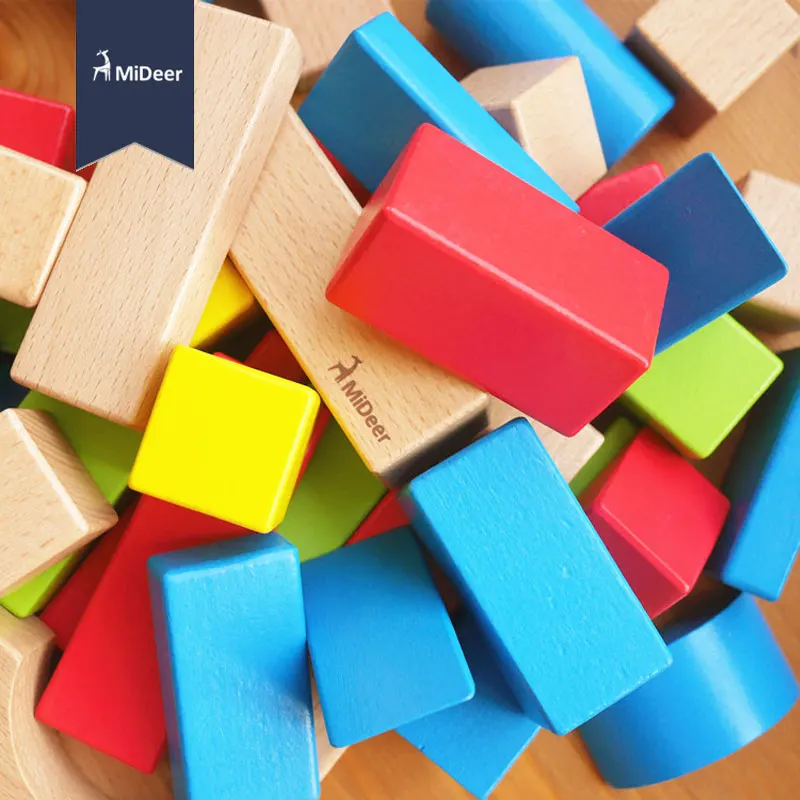 Colorful Wooden Geometry Building Blocks Tetris Game Toys Learning Educational Kid Toy Children Gift 11-352