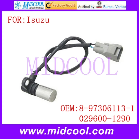

New Crankshaft Position Sensor use OE No. 8-97306113-1 , 029600-1290 for Isuzu