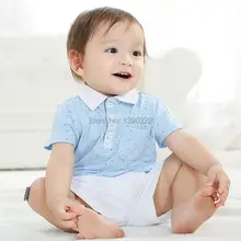 Летние комплекты детской одежды повседневная футболка с короткими рукавами в джентльменском стиле+ штаны для маленьких мальчиков 6-36 месяцев, одежда для маленьких мальчиков