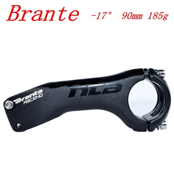 

2019 MTB Front Rod Stem Part 90mm Aluminum Alloy Road Bike Stem -17 Degree Bicycle Handlebar Stem 180g