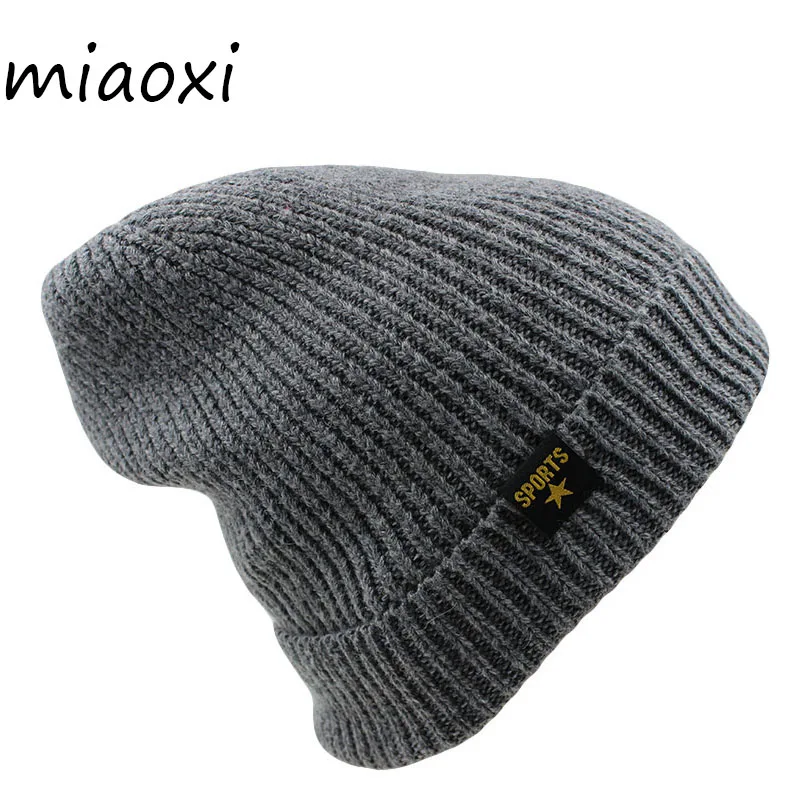 

miaoxi Fashion Wool Women Knit Winter Hat Star Warm Casual Beanies Skullies Designer Hats Bonnet Cap For Woman Gorro Discount