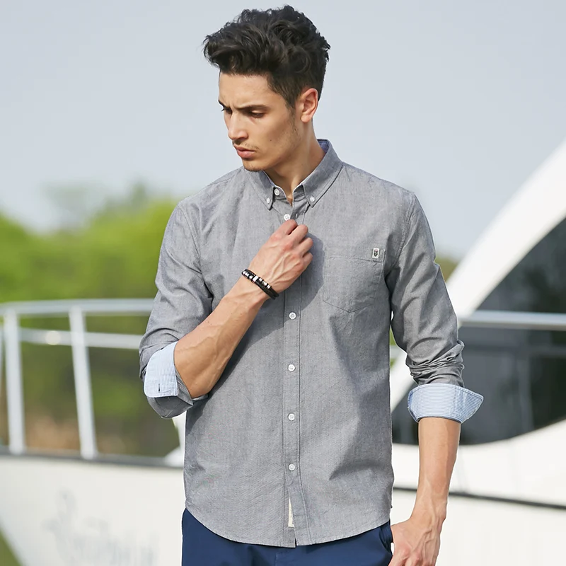 Pioneer Camp Casual Shirt Men Brand Clothing 2018 New Long Sleeve Slim Fit Solid Male Quality 100 Cotton White 666211 In Shirts From Mens Pioneer Camp Casual Shirt Men Brand Clothing 2018 New Long Sleeve Slim Fit Solid Male Quality 100 Cotton White 666211 In Shirts From Mens