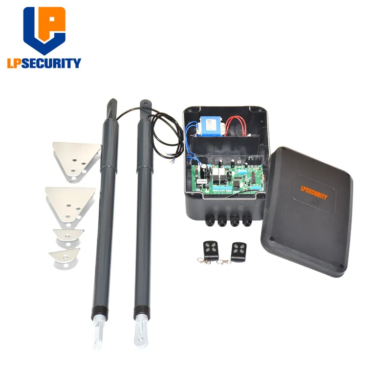 US $116.85 12VDC 200kg Per Leaf Swing Gate Opener System Electrical Gate Motor With Optional Outdoor Fingerprint Keypad Reader
