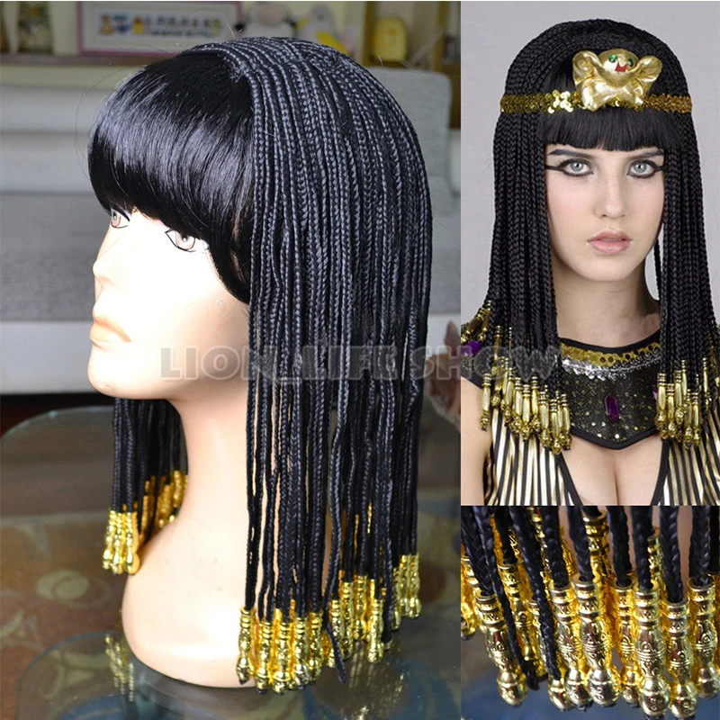 Egyptian Cleopatra Nightclub show Costume Wig