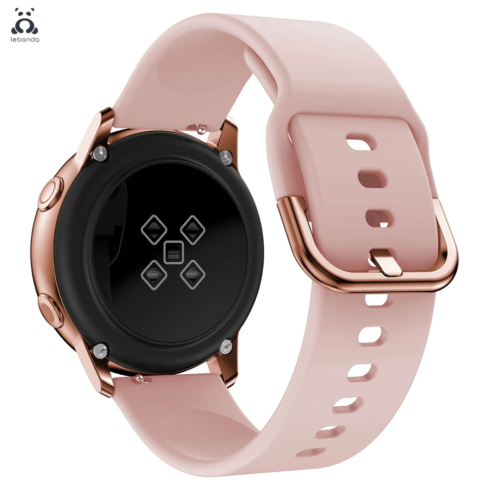 Lebanda спортивный ремешок для Galaxy watch активный силиконовый ремешок для samsung Galaxy 42 мм аксессуары для часов Мягкая дышащая Замена