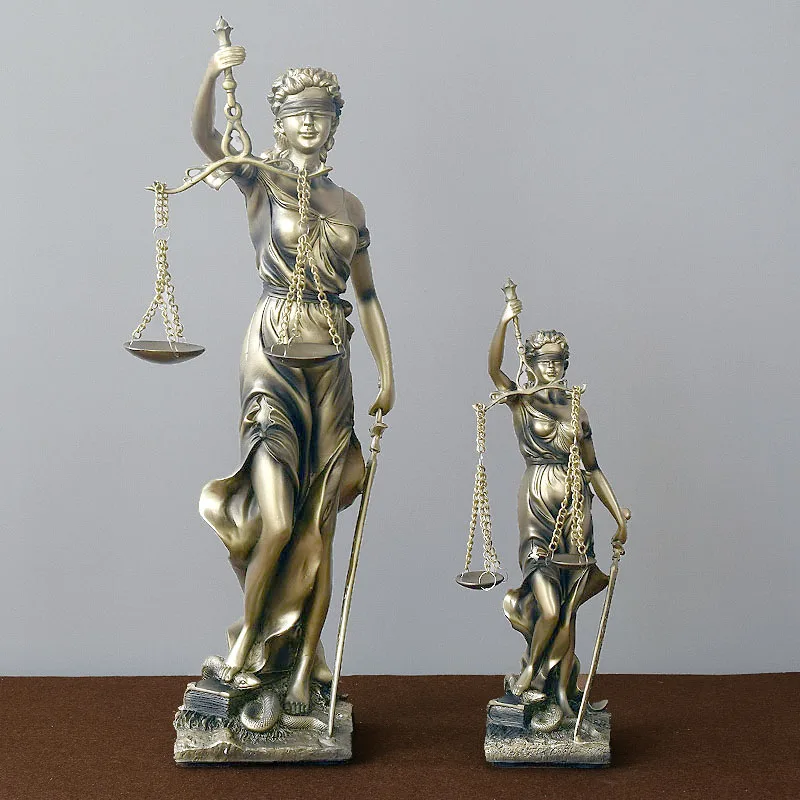 Креативная скульптура «богиня справедливости», «честность», «Суд», «фирма», «баланс», аксессуары, скульптура, ремесло