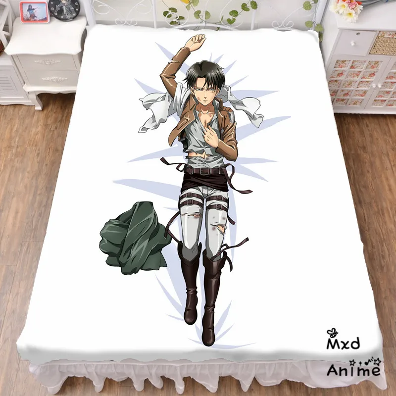 

Japanese Anime Attack on Titan Shingeki no Kyojin Eren Bed sheet Throw Blanket Bedding Coverlet Cosplay Gifts Flat Sheet CD001