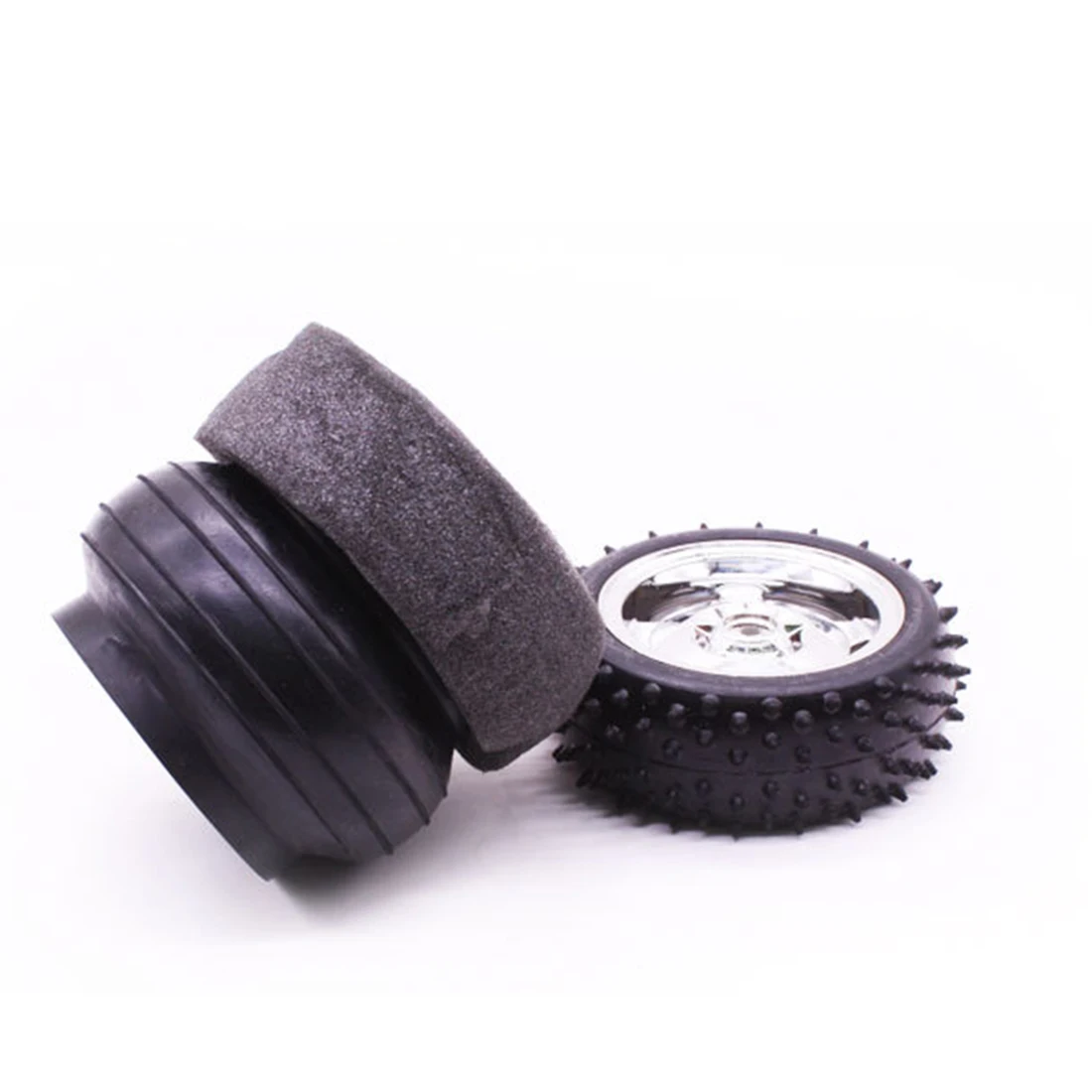 remarkable  85mm Off-road Tyre DIY Intelligent Robot Car Wheel Programming Toy Car Tire with Liner Programmable