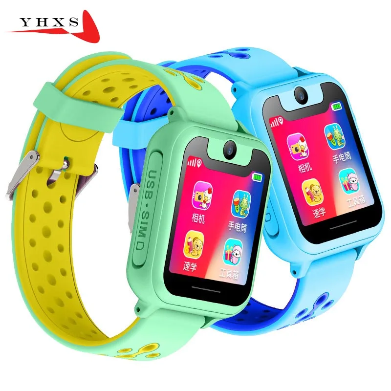 2018 Touch Screen Smart Real time GPRS Tracker Location SOS Call Remote Monitor Camera Flashlight Watch