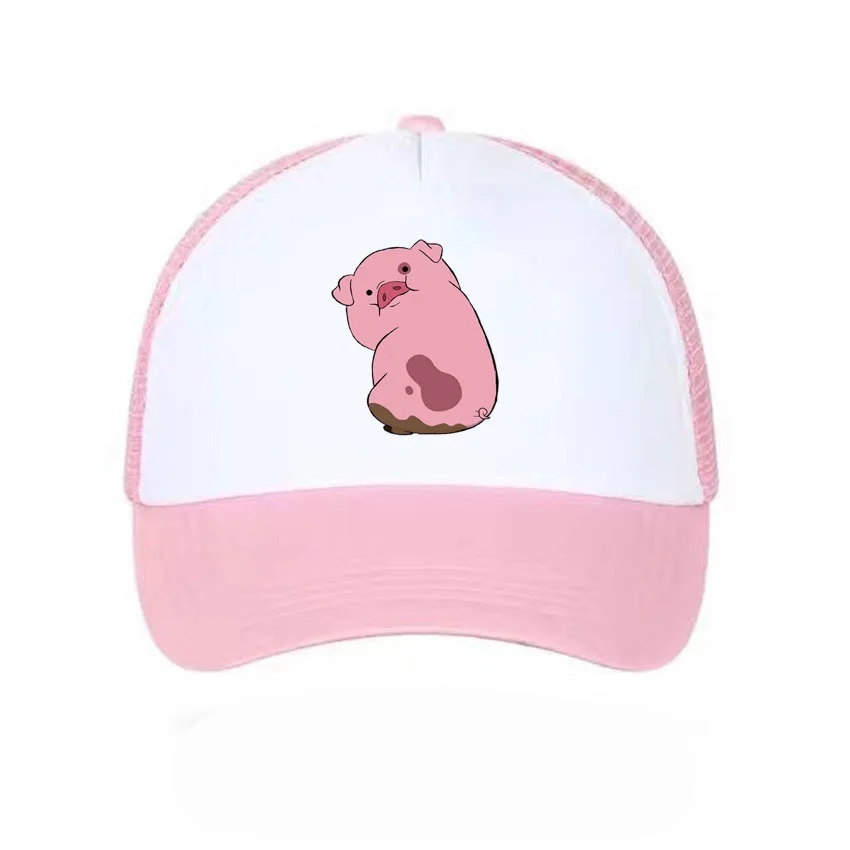 

CLIMATE Gravity Falls Dipper Cap Hat Mabel Dipper Caps Hat Cool Spring Summer Cosplay Pink Adult Baseball Mesh Cap Sport Hat