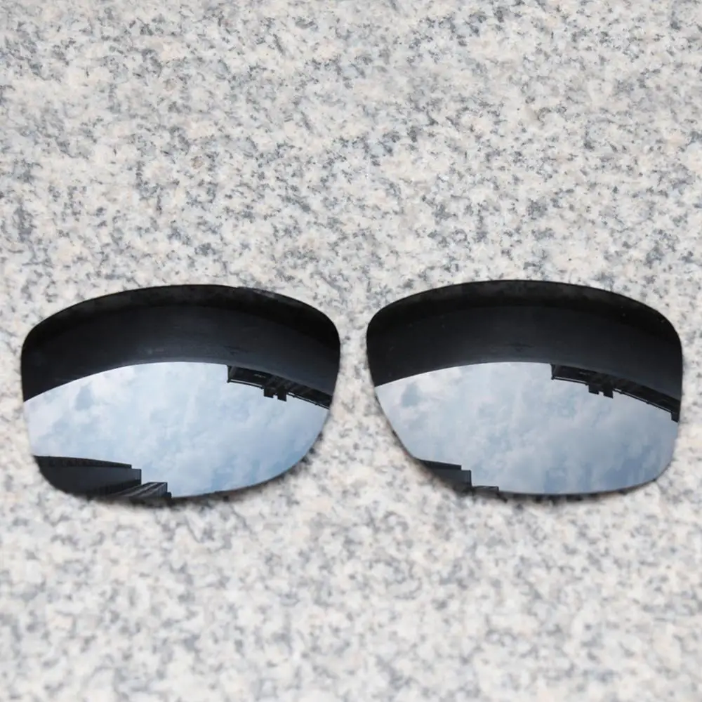 

E.O.S Polarized Enhanced Replacement Lenses for Oakley Jupiter Squared Sunglasses - Black Chrome Polarized Mirror