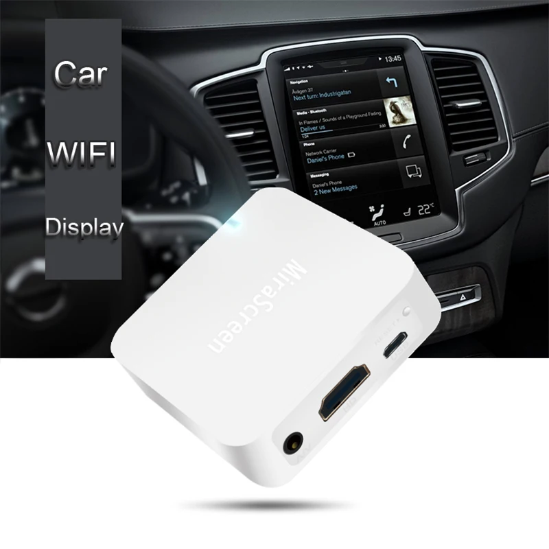 

Mirascreen X7 car TV Stick Mirror Box Wifi Display Adapter Am8252b Hdmi+av For Airply Dlna Android Ios