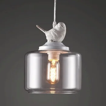 

American style village creative bird pendant lamp for coffee room countryside dinning room