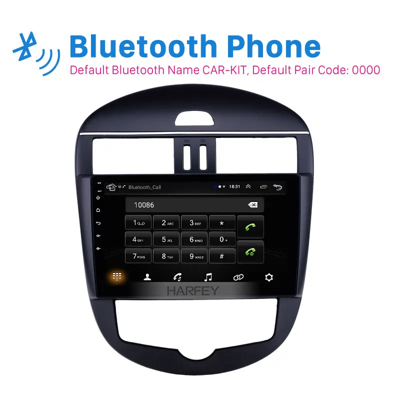 Стерео Harfey 10 1 &quotHD GPS Android 8 автомобильный мультимедийный плеер для Nissan Tiida Auto A/C