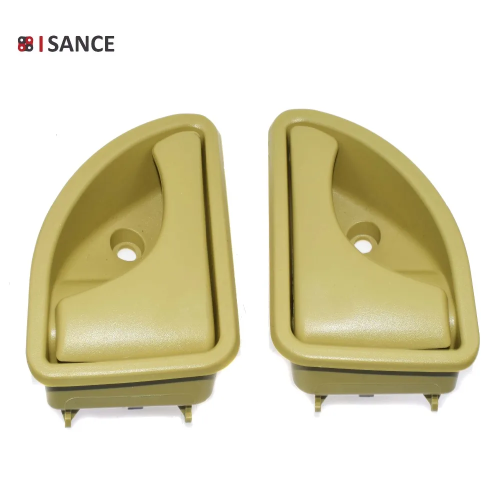 

ISANCE Inner Interior Door Handle Front Left Right PAIR 8200247802 8200247803 For Renault 1997-2007 Kangoo & 1993-2007 Twingo