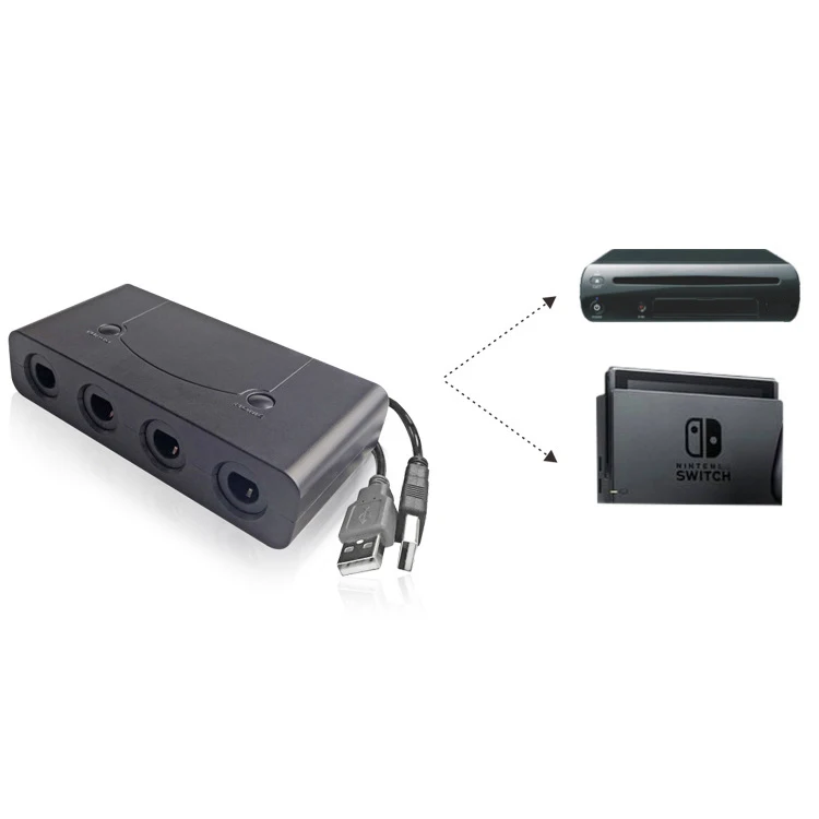 Проводной USB/GC контроллер для NGC Gamecube для nintendo Switch контроллер адаптер для NGC Геймпад контроллер ПК GC ручной джойстик