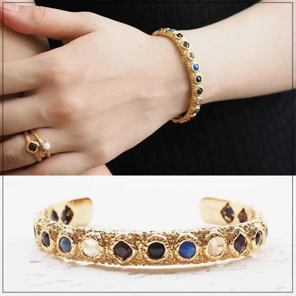 

2018 Amybaby Fashion Designer Blazing Gloden Natural Stone Vintage Womens No Piercing Drop Earrings Jewelry For Party