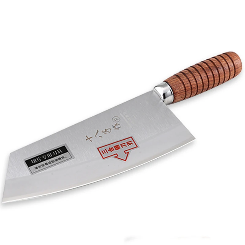 New SHI BA ZI F214-1 professional 7.5-inch Stainless Steel,Wooden Handle Heavy Duty Chinese Kitchen Knife Chef Knife - Cleaver New SHI BA ZI F214-1 professional 7.5-inch Stainless Steel,Wooden Handle Heavy Duty Chinese Kitchen Knife Chef Knife - Cleaver