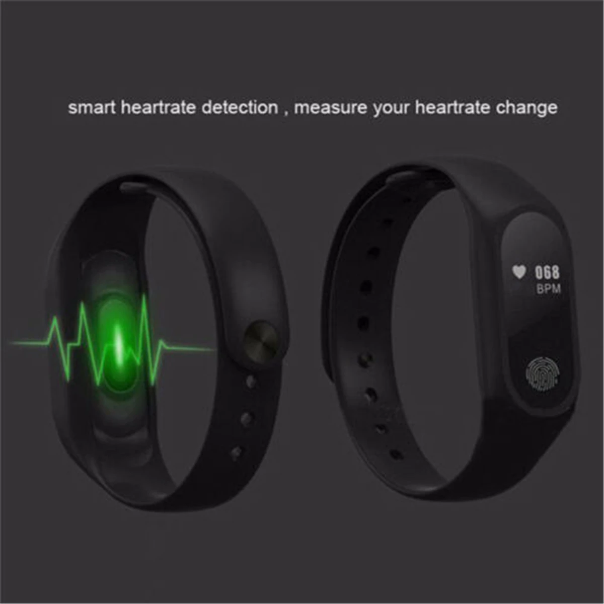 M2 Bluetooth Смарт браслет часы Mi ni Band Водонепроницаемый фитнес трекер для измерения