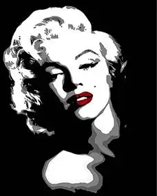 

MaHuaf-W747 Marilyn Monroe painting by numbers hand painted coloring by numbers on canvas for Living Room decor