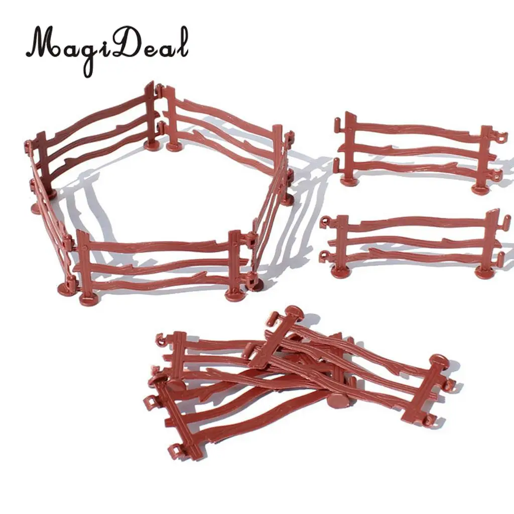 MagiDeal 19Pcs Plastic Farm Animals Hen Cock Duck Goose Model Figure Toys for Kids Play Special Gift