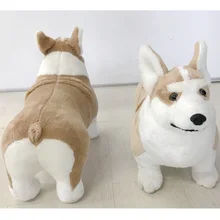 Fancytrader имитация плюша корги собака игрушка для детей большой реалистичное качество животные собака кукла 50 см 20 дюймов