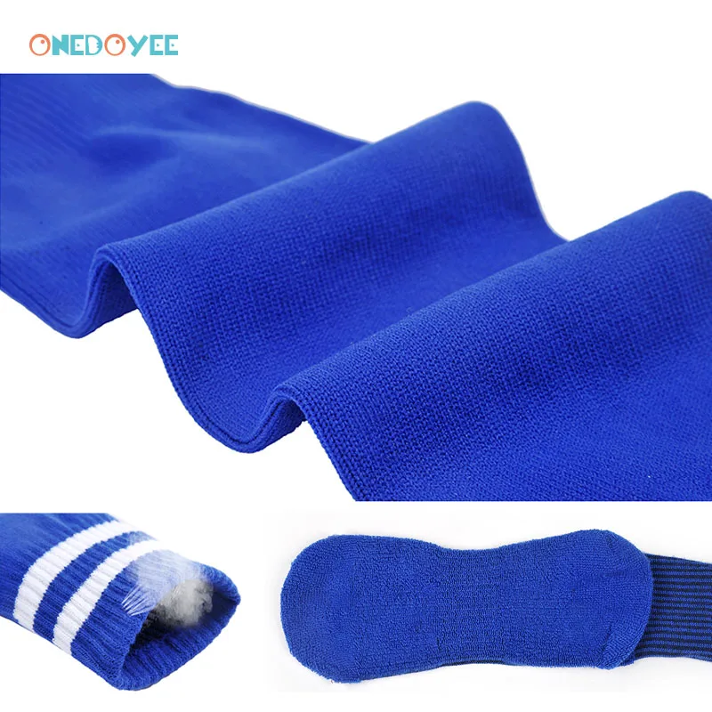 Onedoyee الرياضية الرجال النساء الاطفال جوارب لكرة القدم في الهواء الطلق تشغيل جوارب لكرة القدم تنفس الأطفال الأولاد جوارب الجوارب الركبة عالية