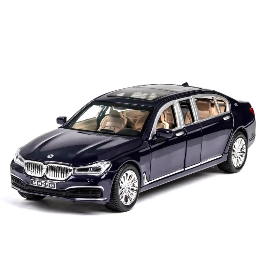 Горячая 1:24 масштабные колеса немецкая известная марка 760Li Металлическая Модель