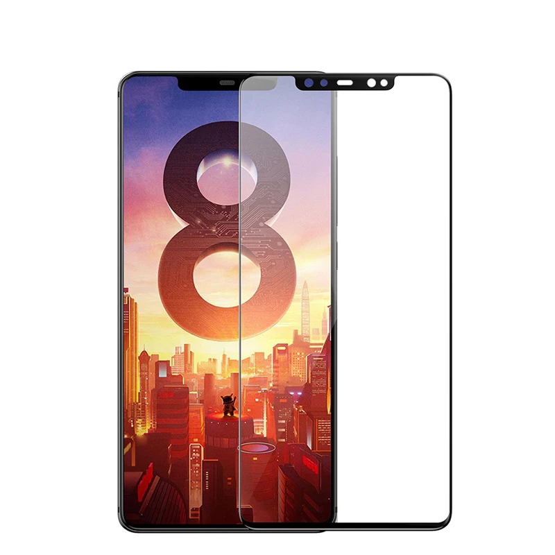 Tempered Glass For Xiaomi Mi 8 9 Pro SE A1 A2 Lite A3 Mi8 9t Protective Glass on For Xiaomi Mix 3 Film Screen Protector Full