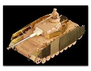 KNL HOBBY Voyager Model PEA165 4 tanker H / J type side with additional armor plate with metal etching parts photo