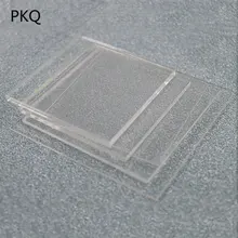Высококлассные 10 шт./лот акриловые листы 2 мм Толщина Прозрачный акриловый лист персекс вырезанная пластиковая прозрачная доска плексиглас панель