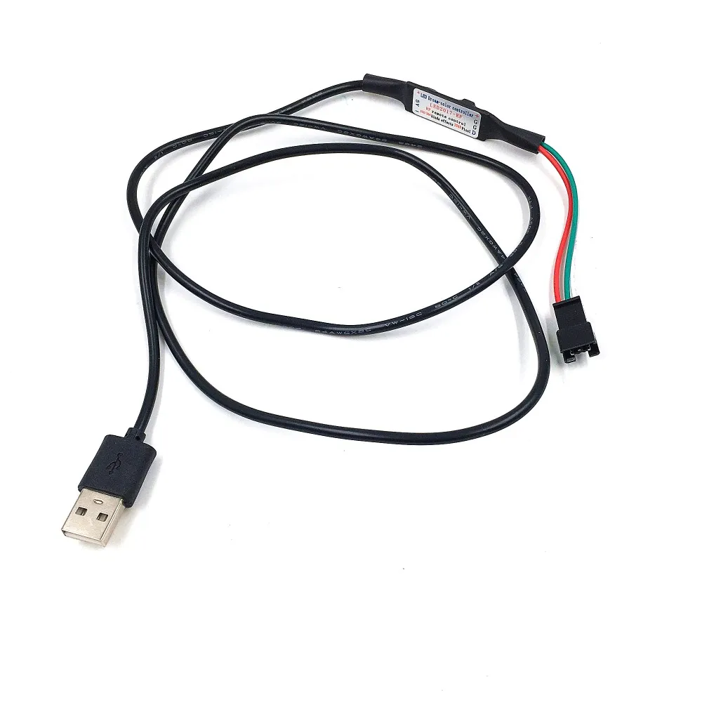 17Key USB кабель 5V 3 Pin WS2811 RGB цифровой светодиодный пиксельные полосы с кнопочным контроллером светодиодный цветной разъем