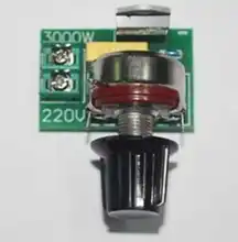 3000w thyristor high power electronic voltage regulator dimming thermostat